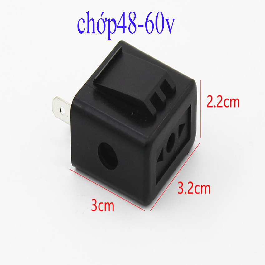Cục chớp xi nhan xe đạp điện, xe máy 12v,48-60v