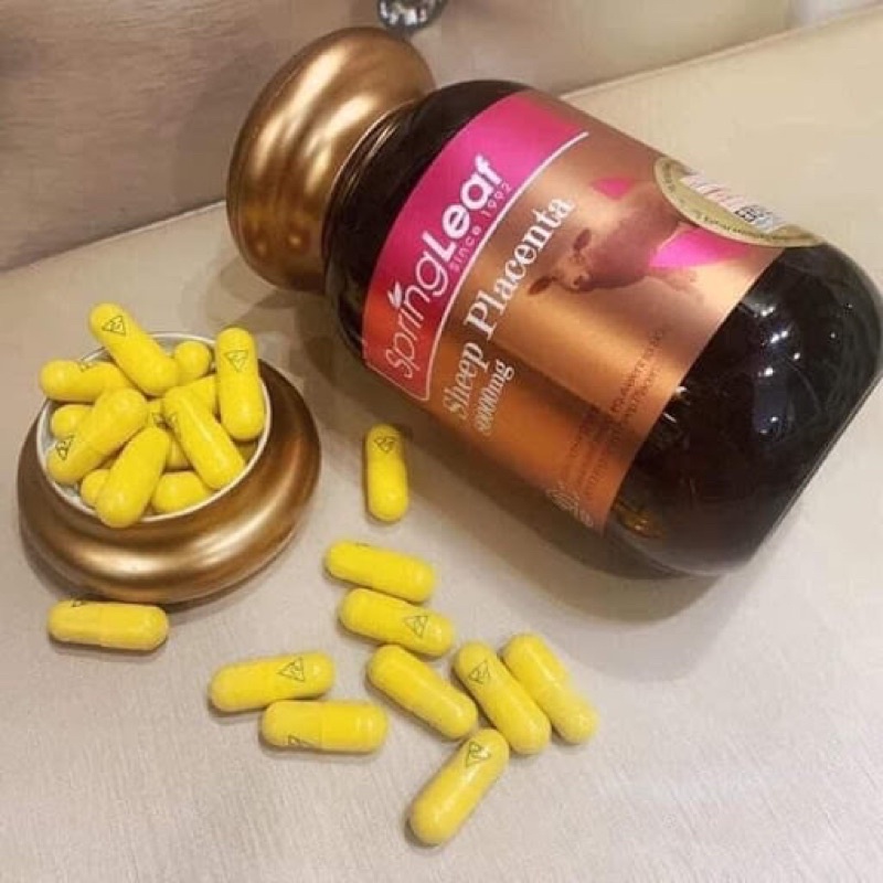 Nhau Thai Cừu Sheep Placenta Springleaf 80000Mg 90 Viên - Úc