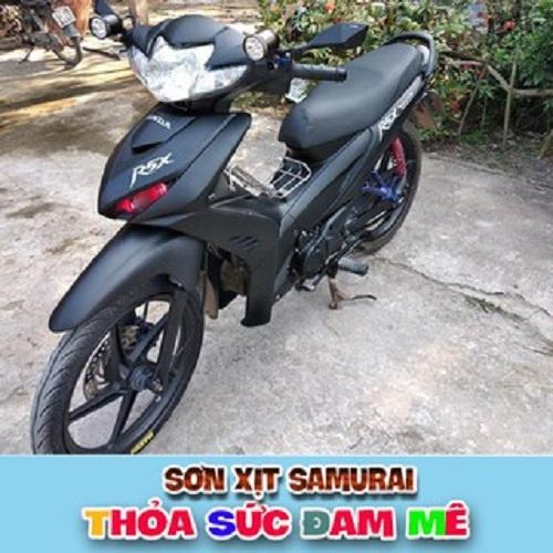 Sơn Xịt Samurai Màu Đen Nhám 109A