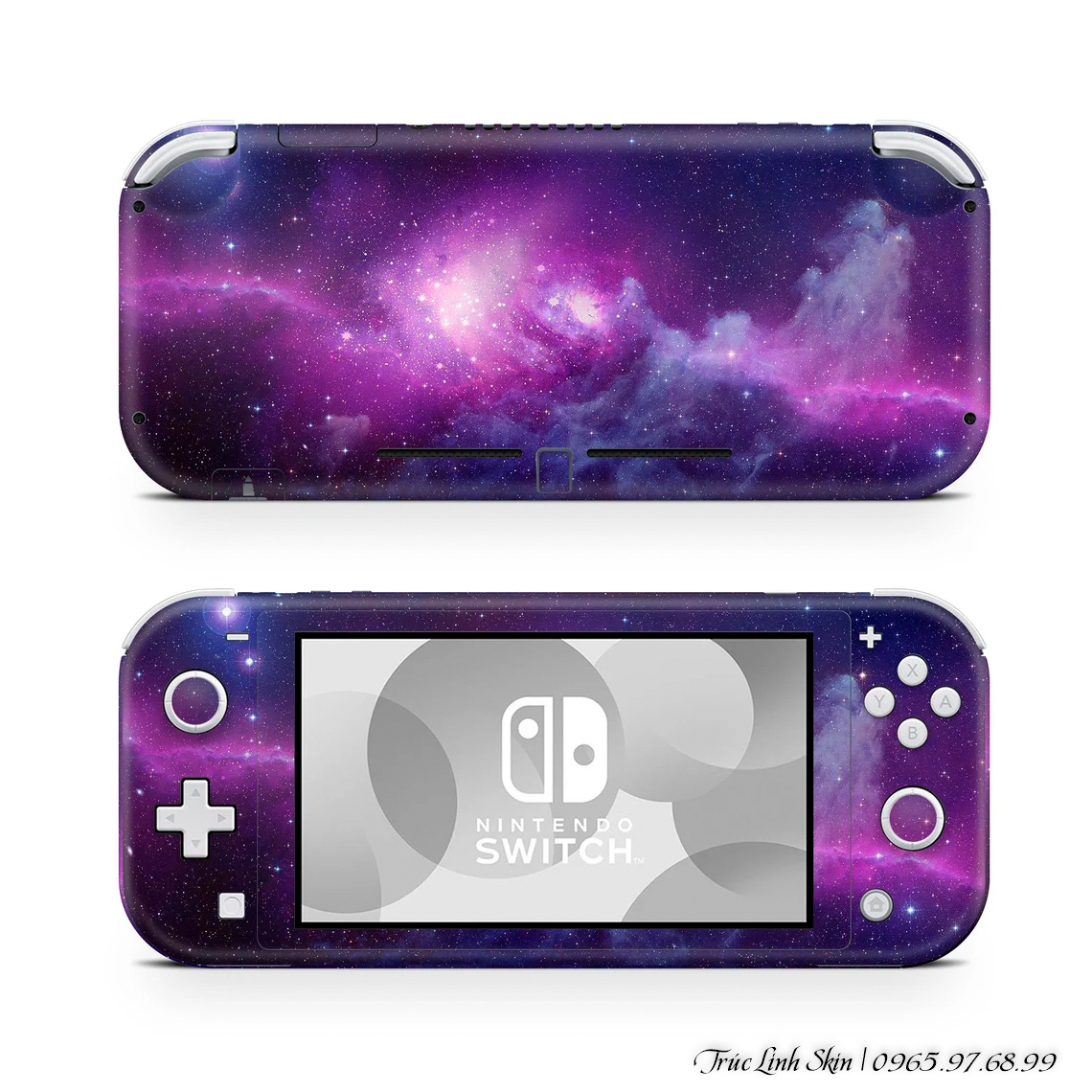 Skin decal dán Nintendo Switch Lite mẫu Không gian (đã cắt sẵn, dễ dán)