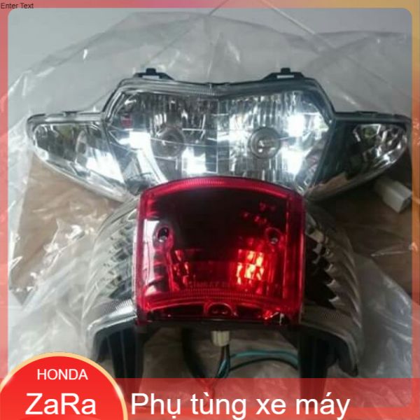 Cụm pha đèn hậu sẵn đui bóng lắp xe wave anpha đời cũ .
