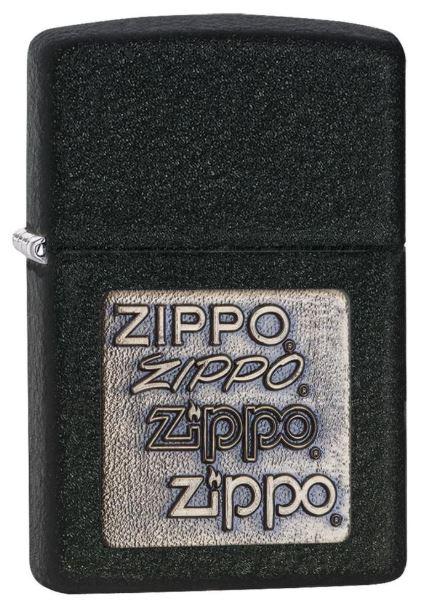 Zippo 362 - Zippo Brass Emblem Black Crackle