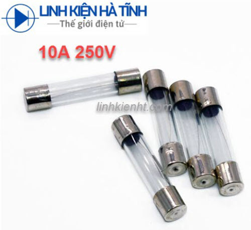 Cầu chì ống 10a 250v 6x30mm