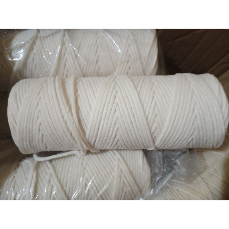 100g bấc (tim) nến cotton chuốt sáp không chì