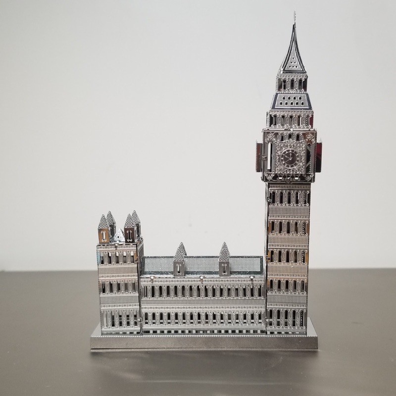 Mô Hình 3D Kim Loại Tháp Đồng Hồ Big Ben  (chưa ráp)