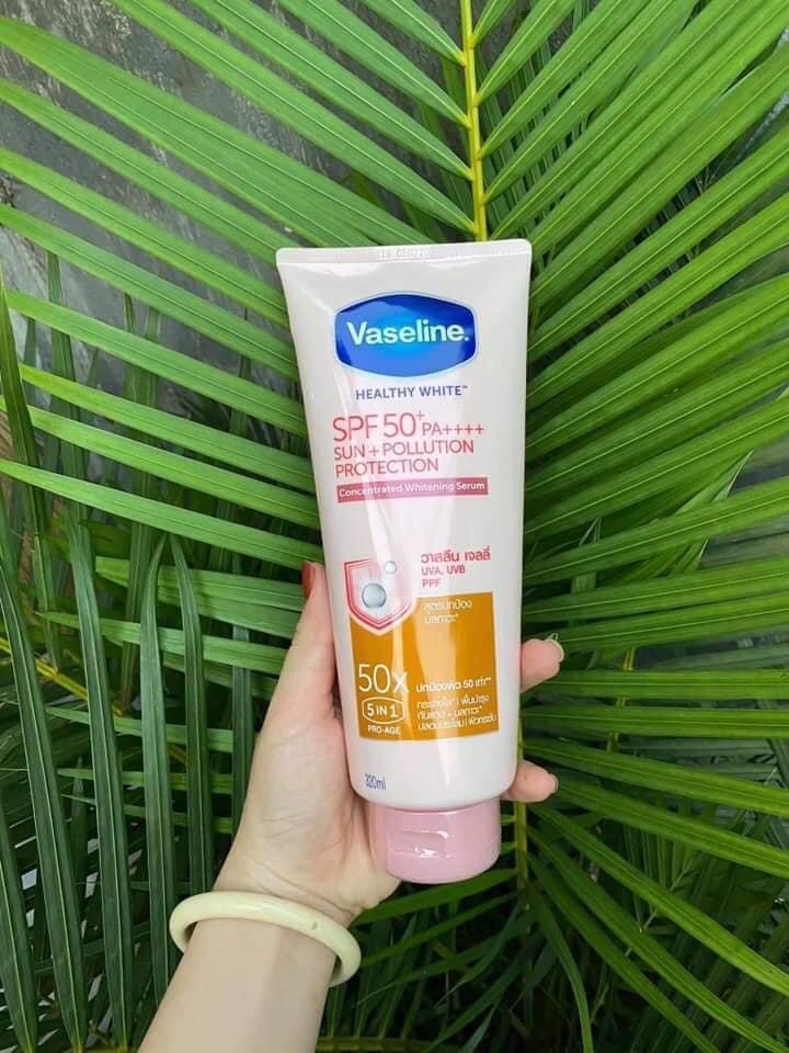 Sữa dưỡng thể lotion vaseline 50x Thái Lan 320ml[Chính Hãng]