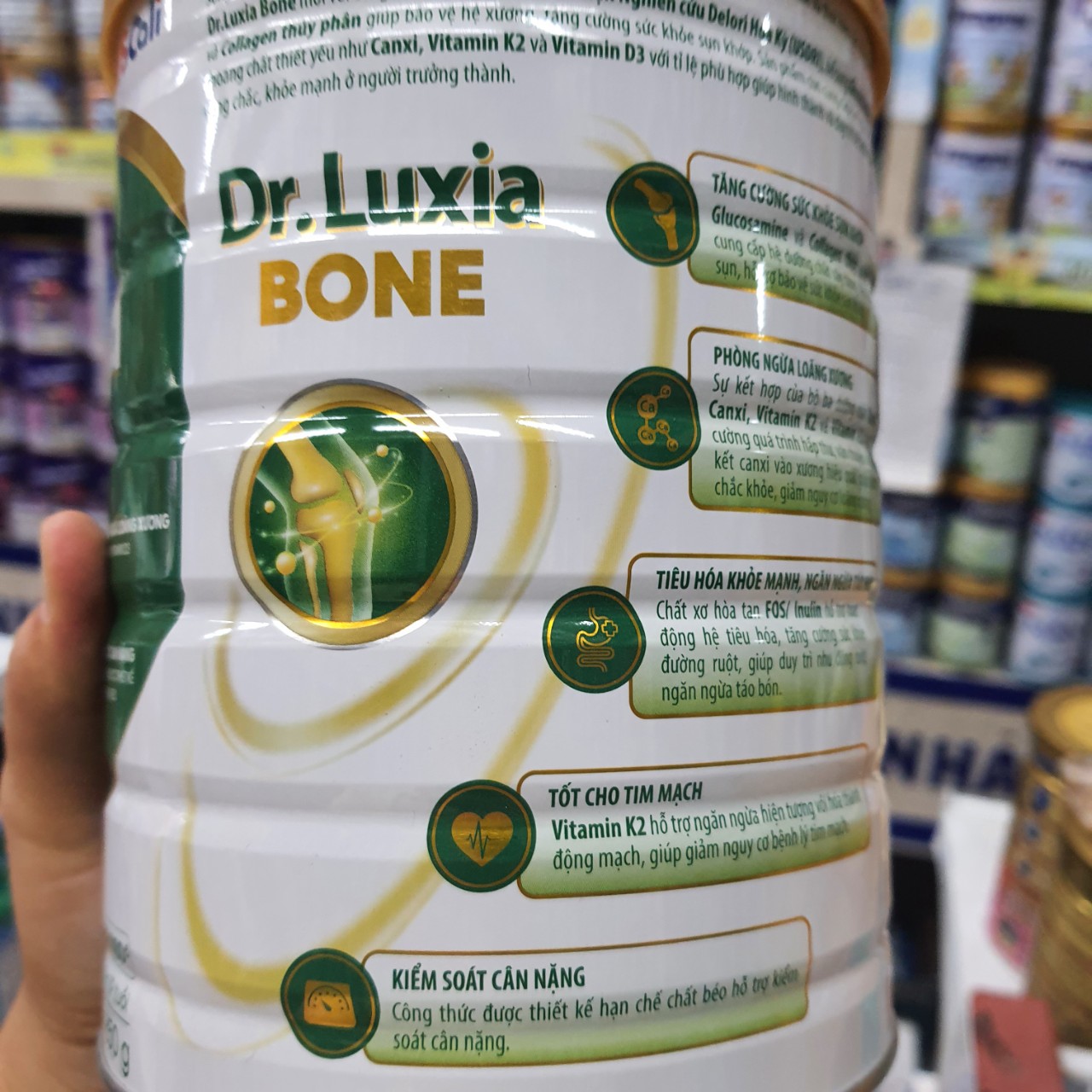 Sữa bột Dr.Luxia Bone lon 850gr