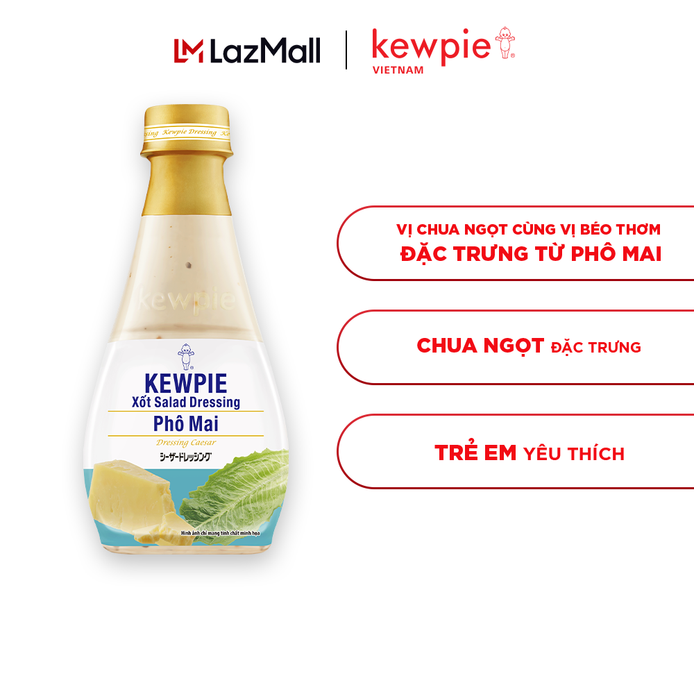 Xốt Salad Dressing Phô Mai Kewpie 210ml