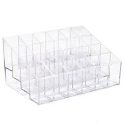 Khay Đựng Son - Mỹ Phẩm 24 Ô Nhựa Mika