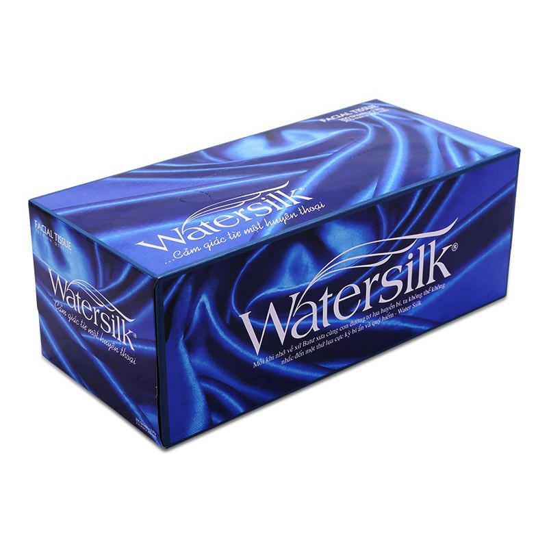 Khăn giấy lụa watersilk - hộp 150 tờ x 2 lớp