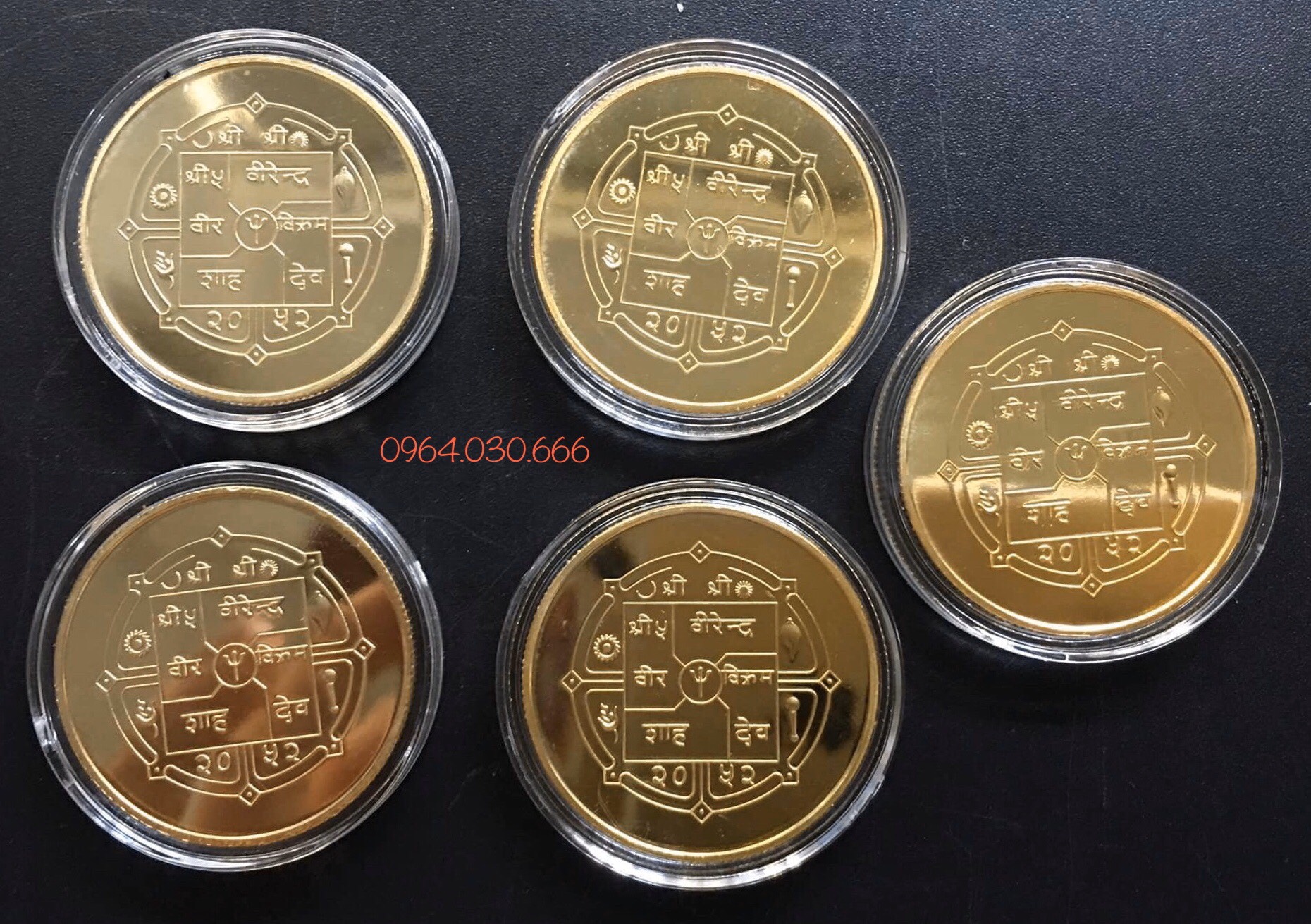 [CÓ HỘP + TÚI GẤM] Đồng lưu niệm ĐỨC PHẬT Nepal bình an may mắn
