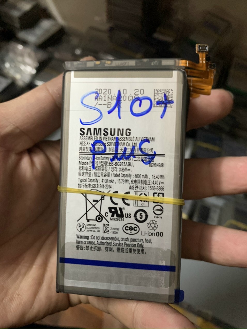 Pin Samsung Galaxy S10 Plus, S10 5G, S10e, S10 Lite, S10