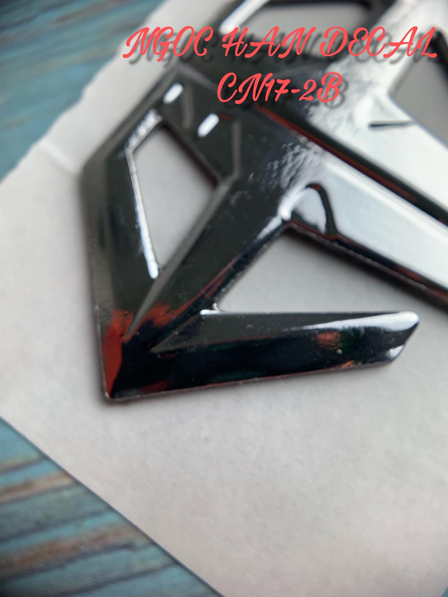 [HCM]Cặp logo AirBlade mạ crom màu bạc -- NGỌC HÂN DECAL
