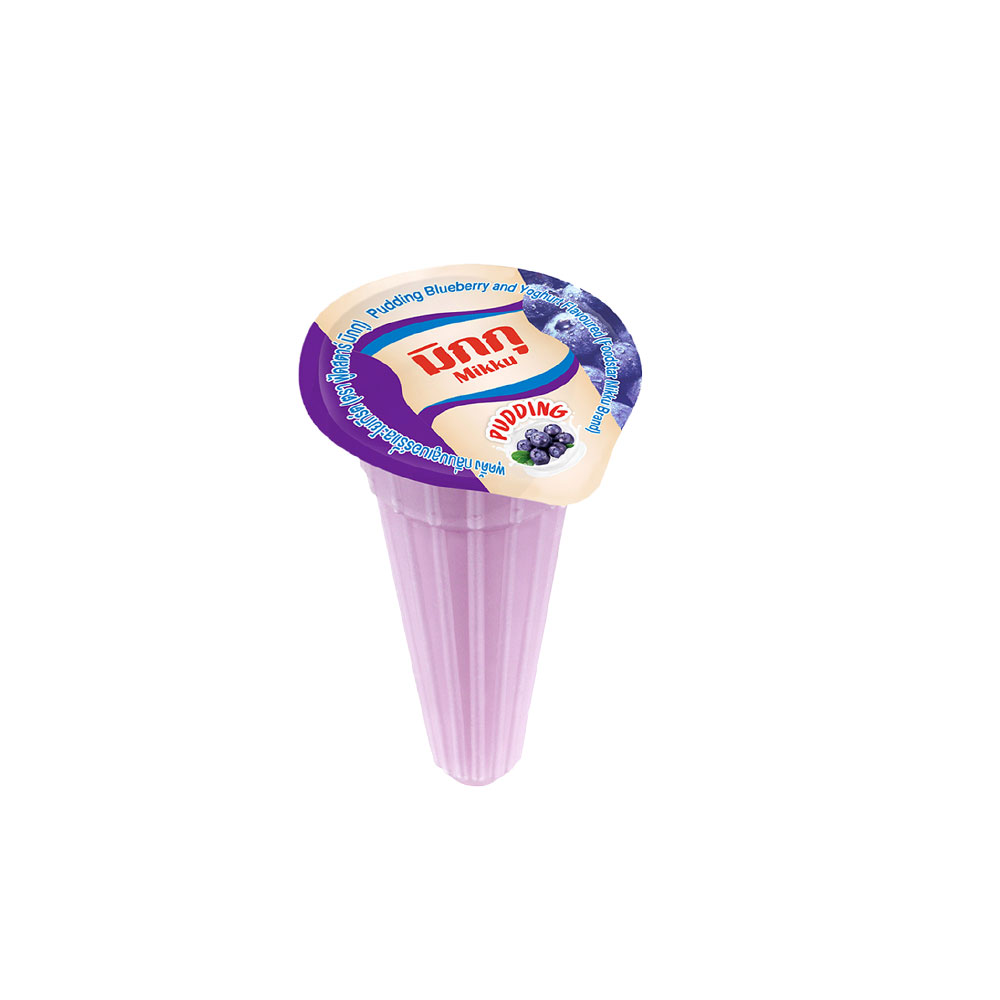 Thạch sữa chua pudding DeeDo Mikku Thái Lan (Thạch Pudding 3 vị sữa chua, sữa chua cam, sữa chua việt quất)