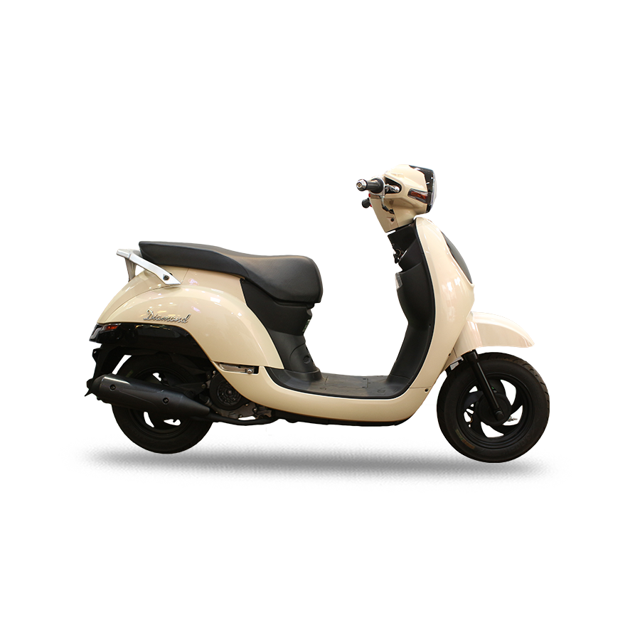 [Trả góp xe máy 0%] Xe tay ga 50cc Diamond (màu kem)