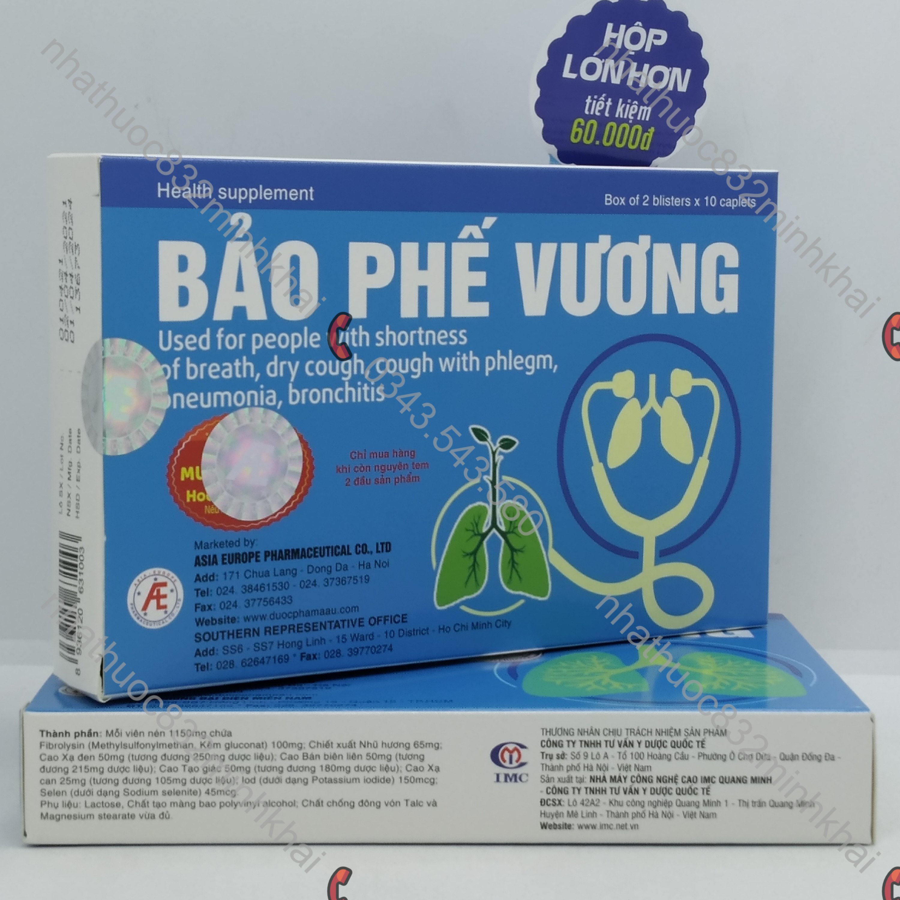 Bảo Phế Vương - Bảo vệ phổi và phế quản