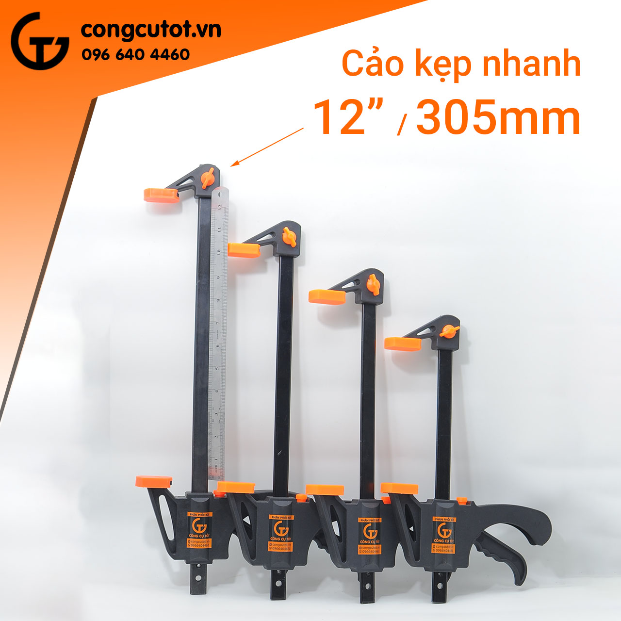 Cảo kẹp nhanh 12inch