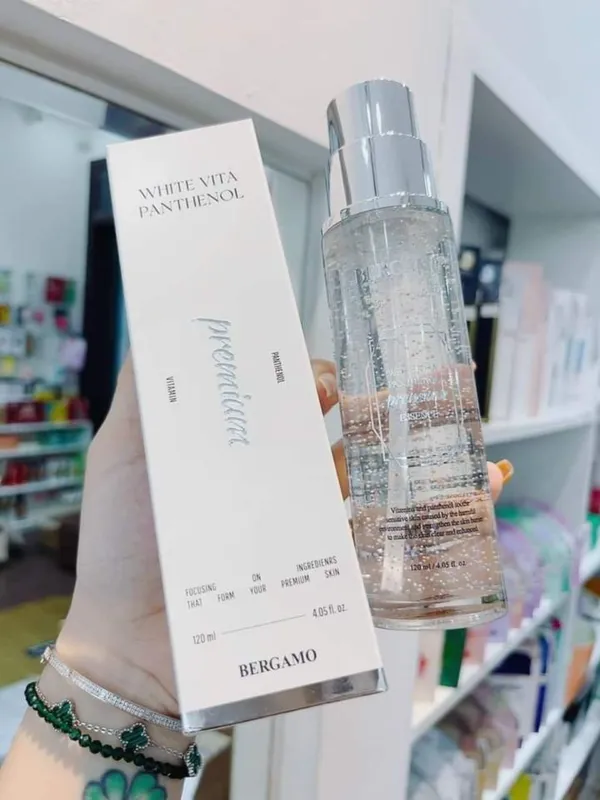 Tinh Chất Dưỡng Da Serum Bergamo White 24k Hàn Quốc (Màu Trắng)
