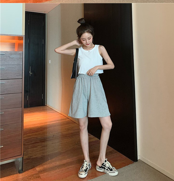 [HCM]Quần shorts lửng thun nữ mẫu basic dễ mặc
