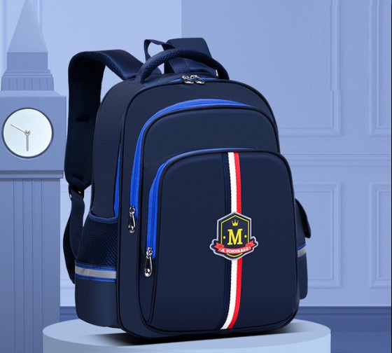 Balo học sinh lớp 1 phản quang siêu nhẹ , chống gù , chống thấm nước size 37cm