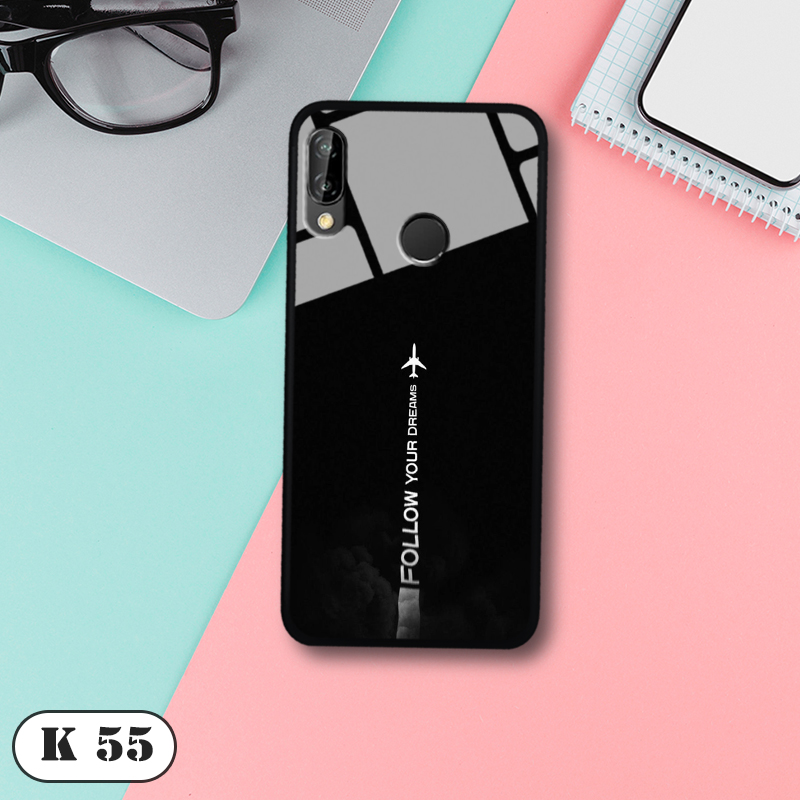 Ốp lưng kính 3d điện thoại huawei p20 lite