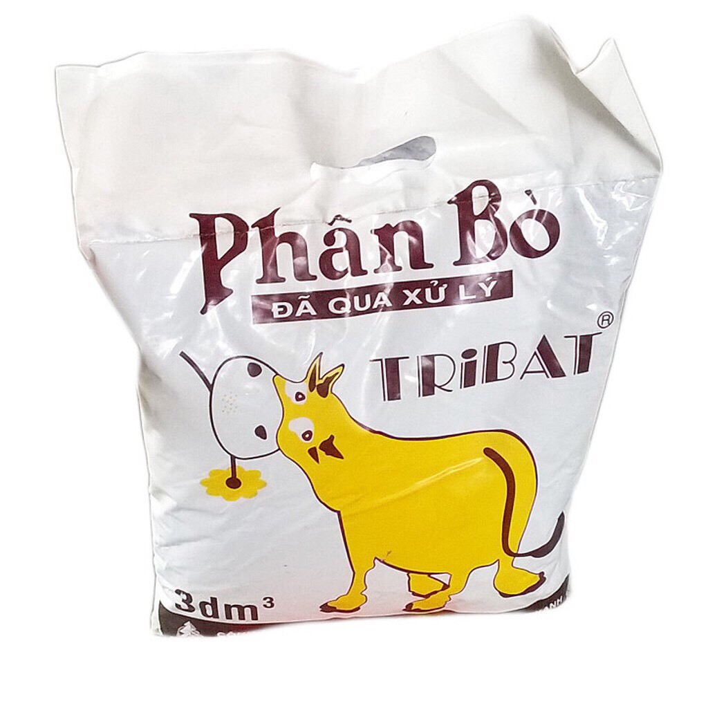 phân bò khô đã qua sử lý tribat 3dm3