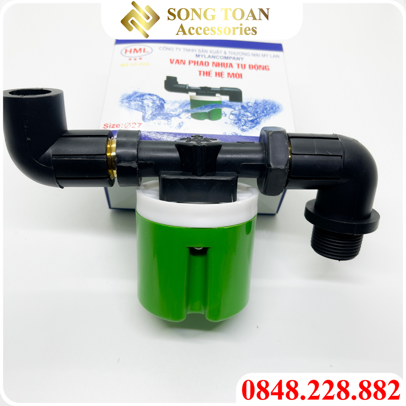 Phao thông minh, van phao tự động tự ngắt ren 21 27 đồng thau