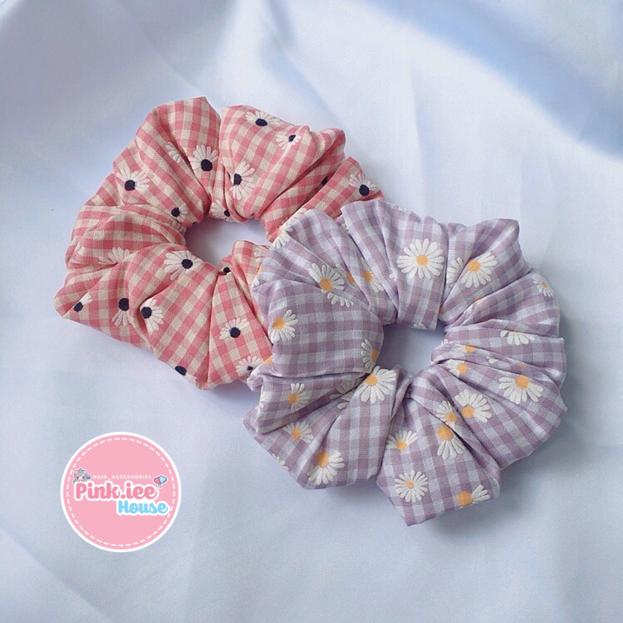 SCRUNCHIES CARO CÚC MÀU MỚI- CỘT TÓC HOTTREND