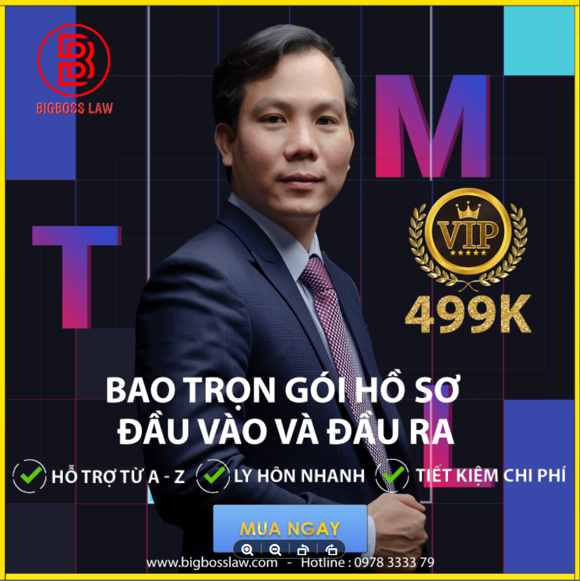 Mẫu đơn ly hôn thuận tình, Không có tài sản | Kèm Video hướng dẫn | Hãng luật BigBoss Law