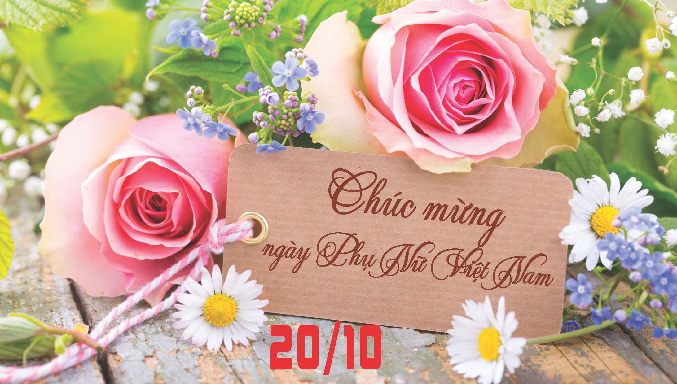 Thiệp chúc mừng ngày phụ nữ việt nam 20/10