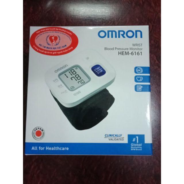 máy đo huyết áp cổ tay omron 6161