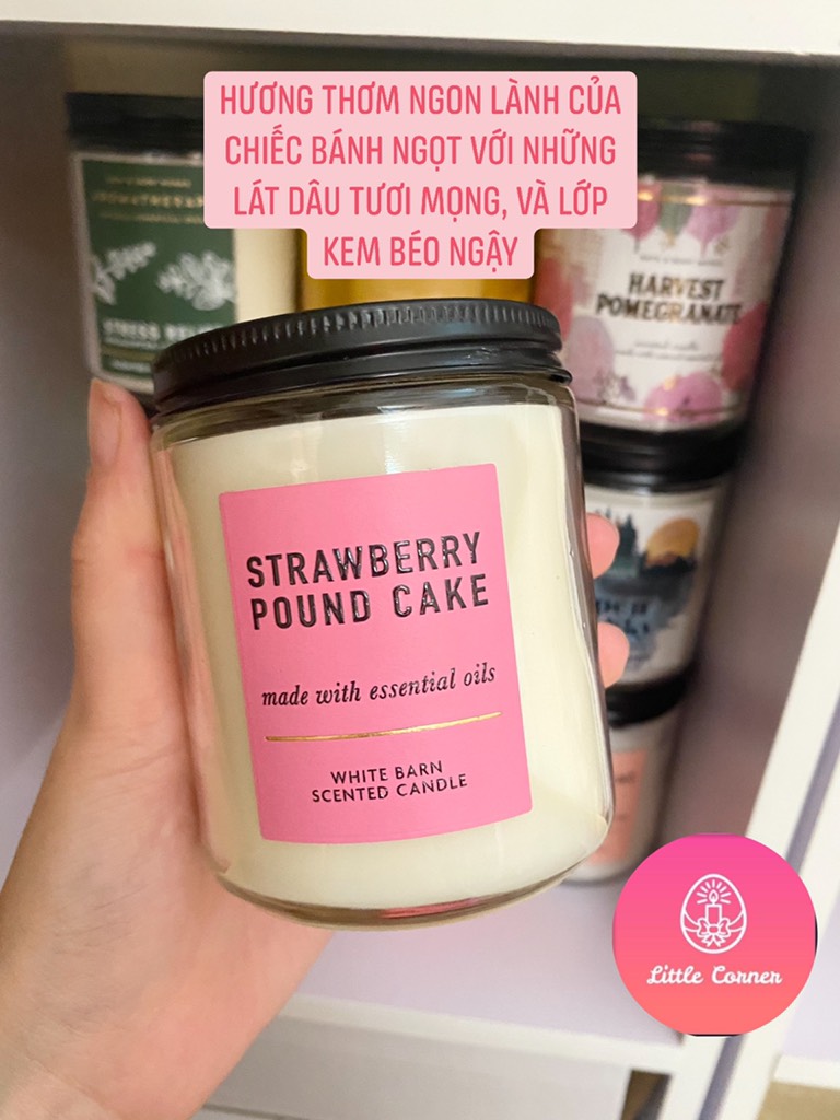 Nến thơm 1 bấc 198g BATH AND BODY WORKS - White Barn Basic
