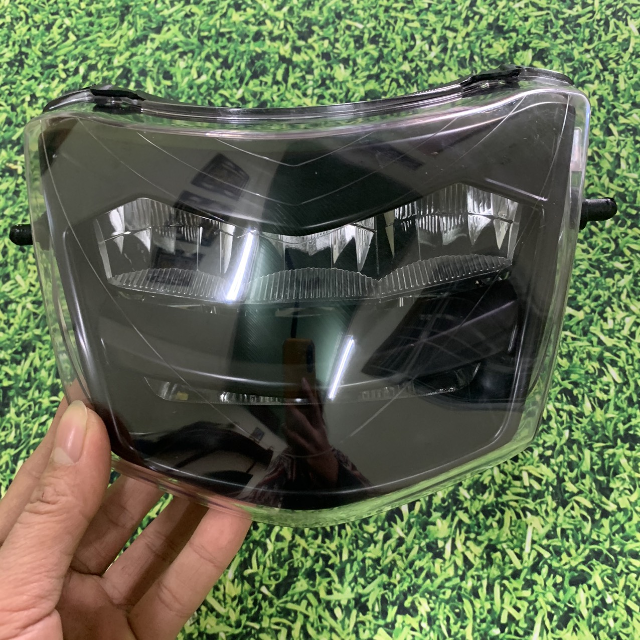 Pha đèn 2 tầng xe wave rs, s100, wave a 50cc , 100cc ,110cc chóa đèn trước wave rsx 100 ,đèn led siêu sáng