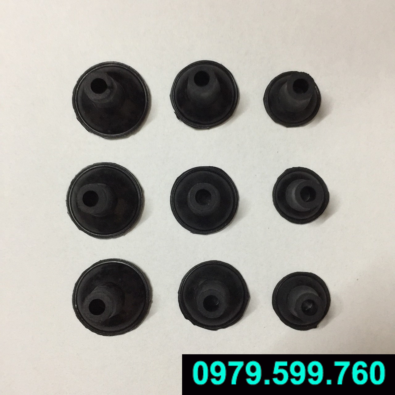 Núm Cao su rà xupap ô tô, xe máy ( 10 bộ )