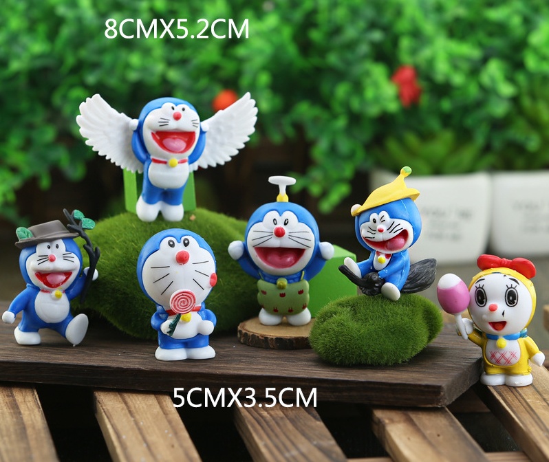 Set 6 mô hình Doraemon siêu cute-Mẫu 6