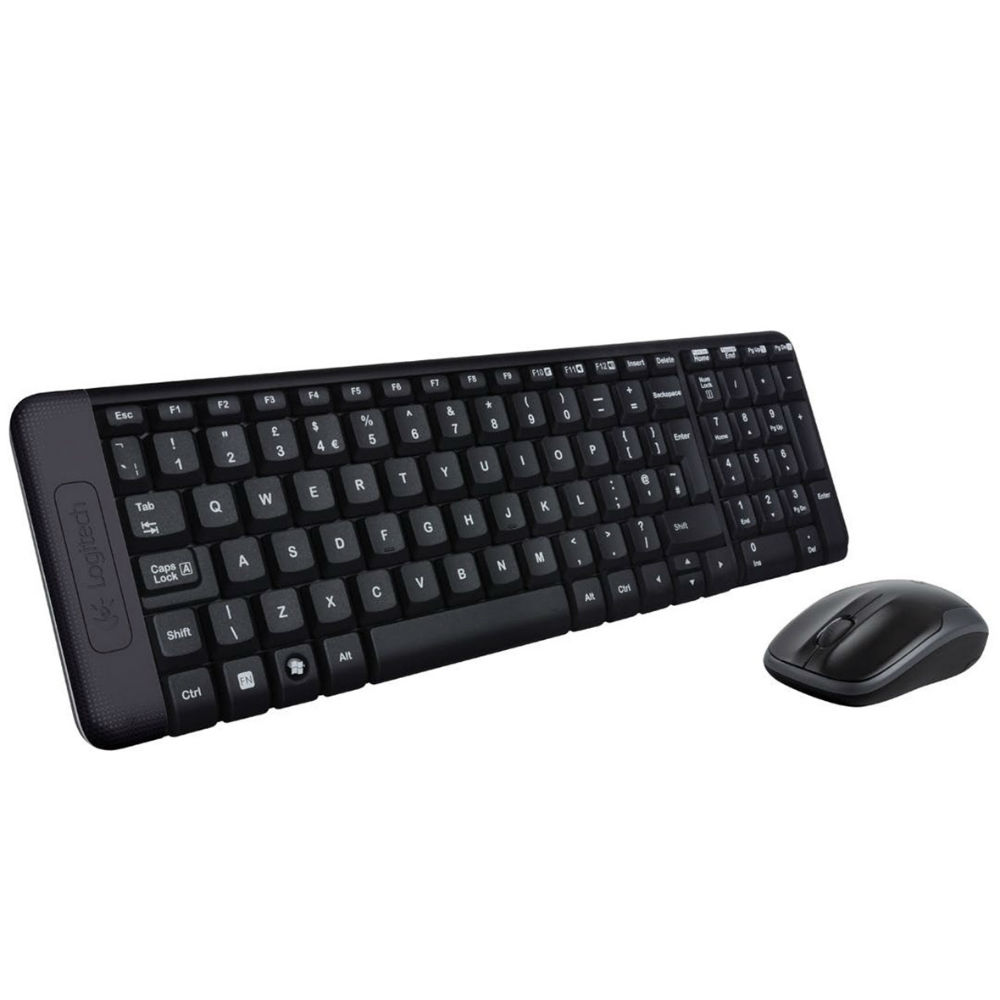 Combo Bàn phím + Chuột Logitech MK220 (Không dây - Kết nối USB)