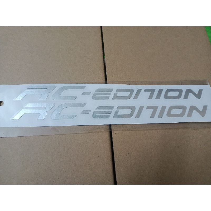 Bộ tem dán phuộc RC màu bạc new hàng nhập Thái Lan