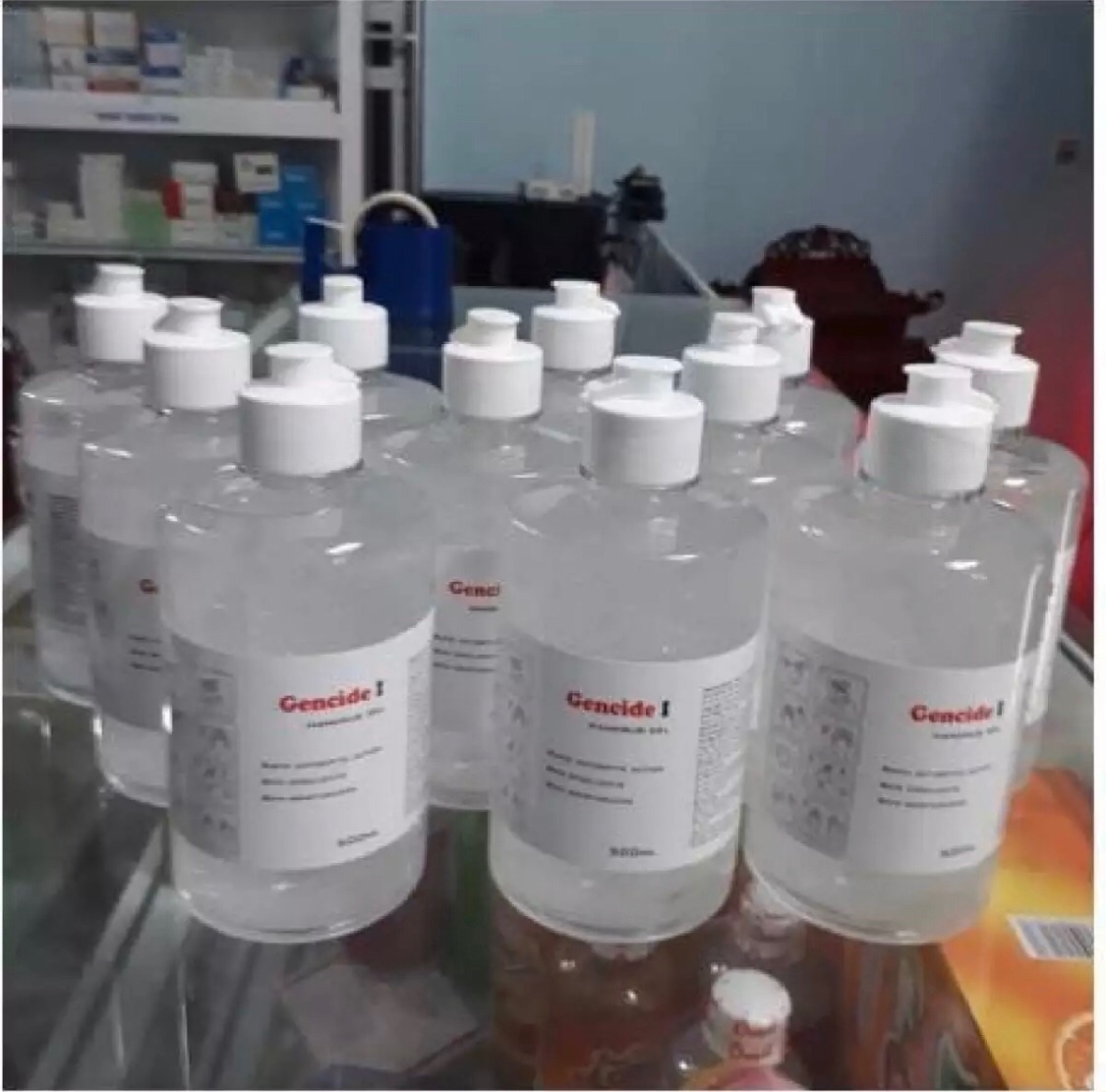 Nước rửa tay khô Gencide 1