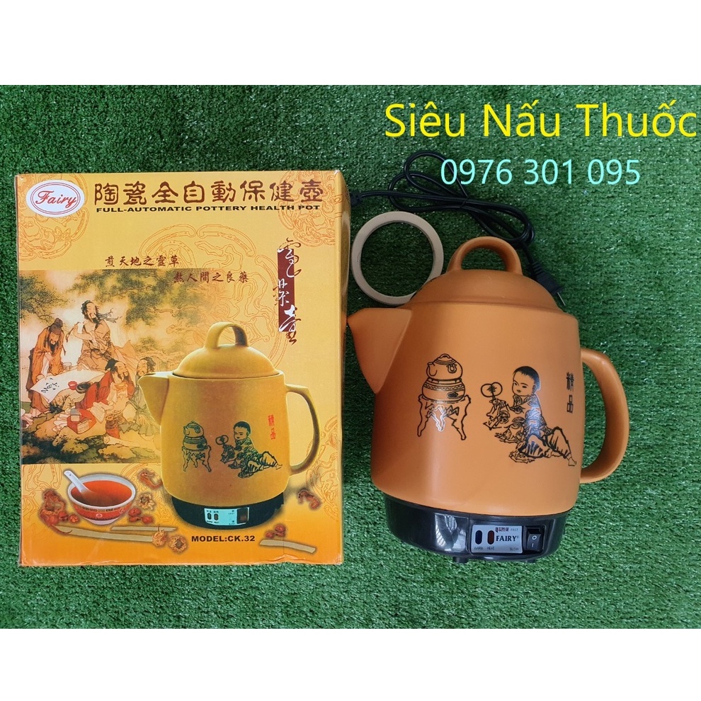 [Hỏa Tốc HCM] Ấm Siêu Sắc Thuốc Bắc 3.2L - Cao Cấp