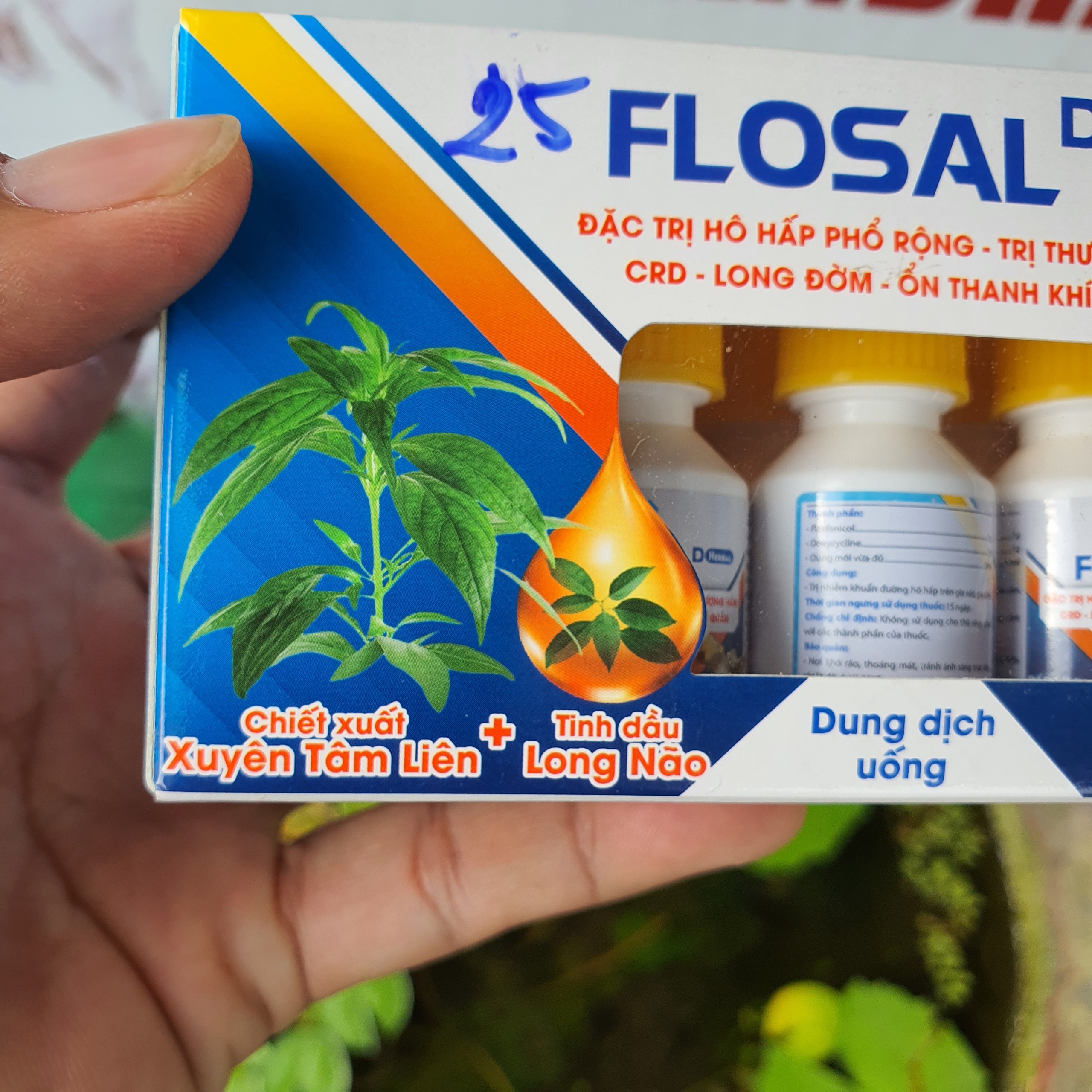 FLOSAL - D đặc tr ị khò khè thuốc gà đá 1 LỌ 10ML