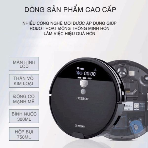 Robot Hút bụi lau nhà Ecovacs Deebot DF45