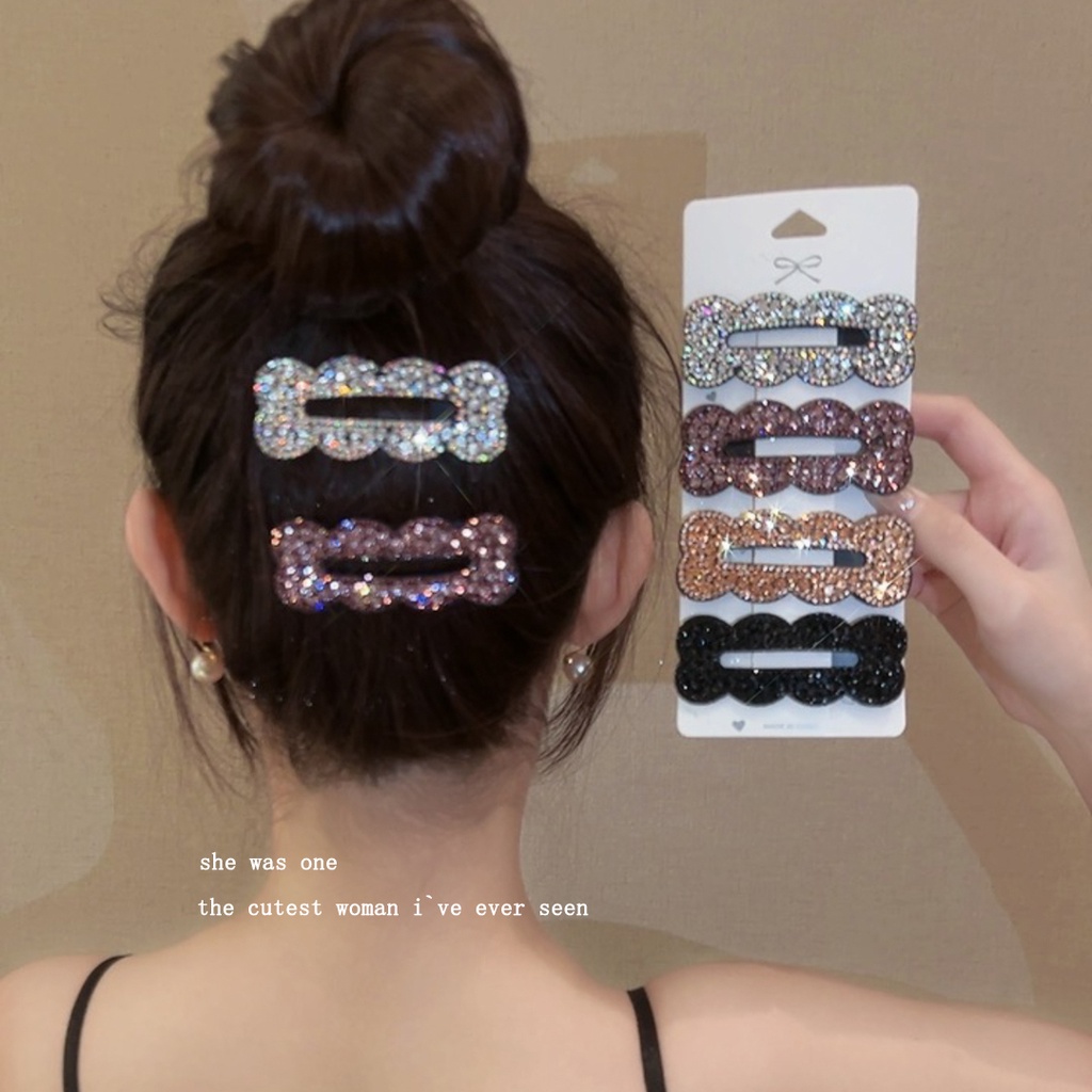Kẹp Tóc Đính Đá Sang Trọng Cho Nữ