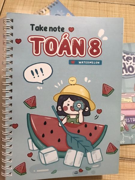 Sổ tay Takenote Toán 8 - Tổng hợp công thức Toán lớp 8