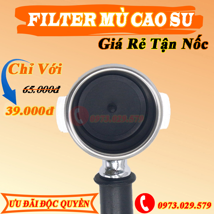 Phin Mù Cao Su / Filter Cao Su Vệ Sinh Máy Pha Cà Phê - Phụ Kiện & Linh Kiện Máy Pha Cafe.