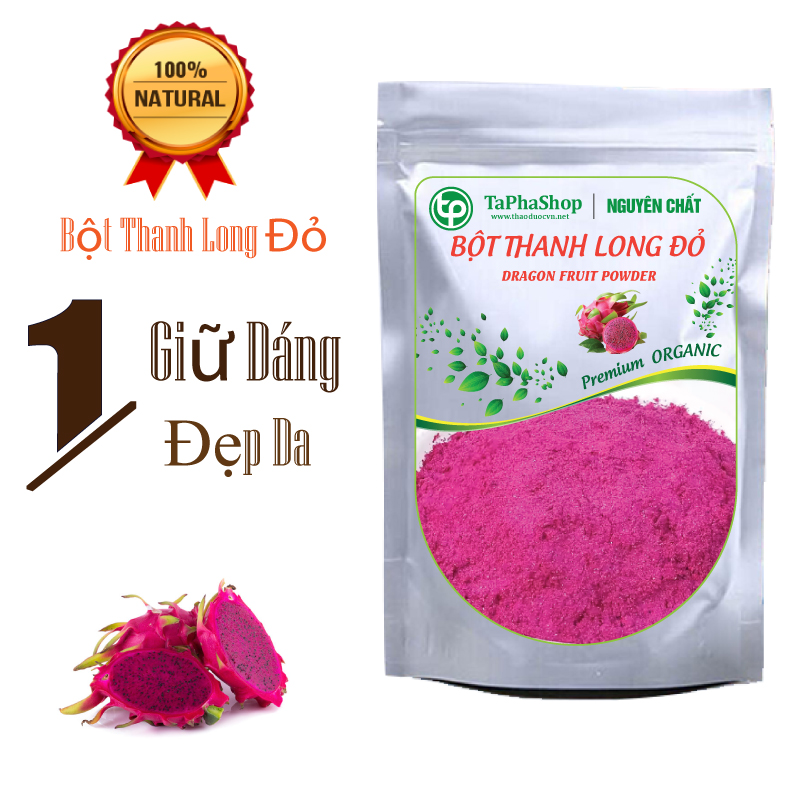 Bột thanh long đỏ nguyên chất 200g - Tấn Phát