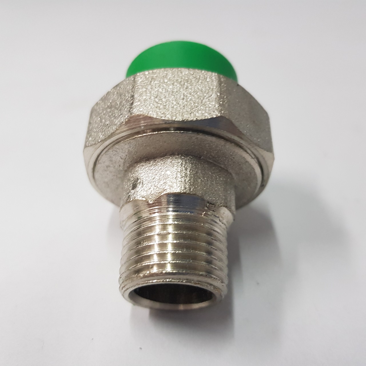 Rắc co ren ngoài 20*1/2 - Xanh PPR -