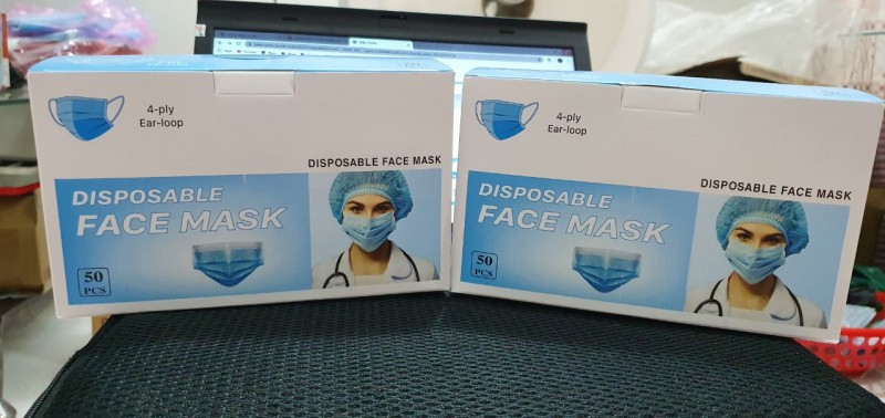 COMBO 2 HỘP KHẨU TRANG 4 LỚP KHÁNG KHUẨN