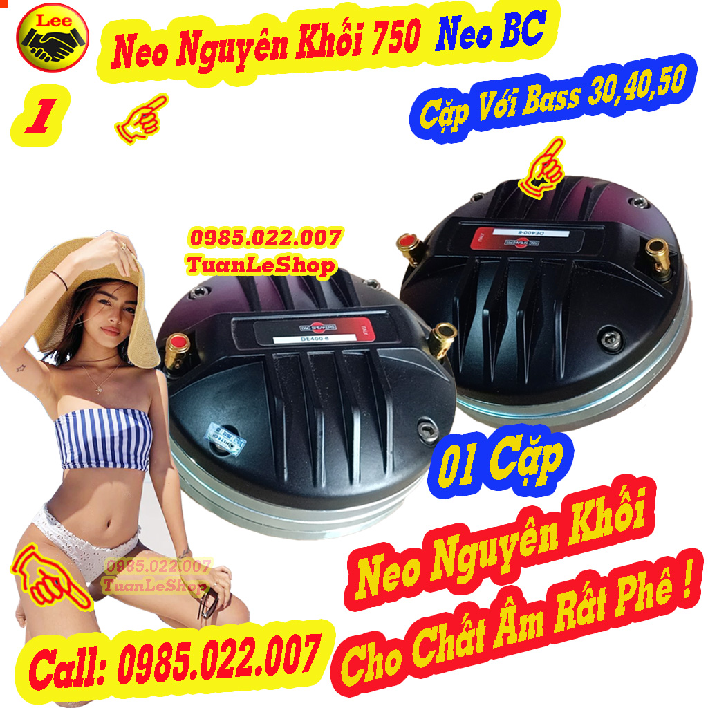 2 củ loa trép 750 neo bc - coil 74,5mm – giá 02 củ treble - treble 750 neo