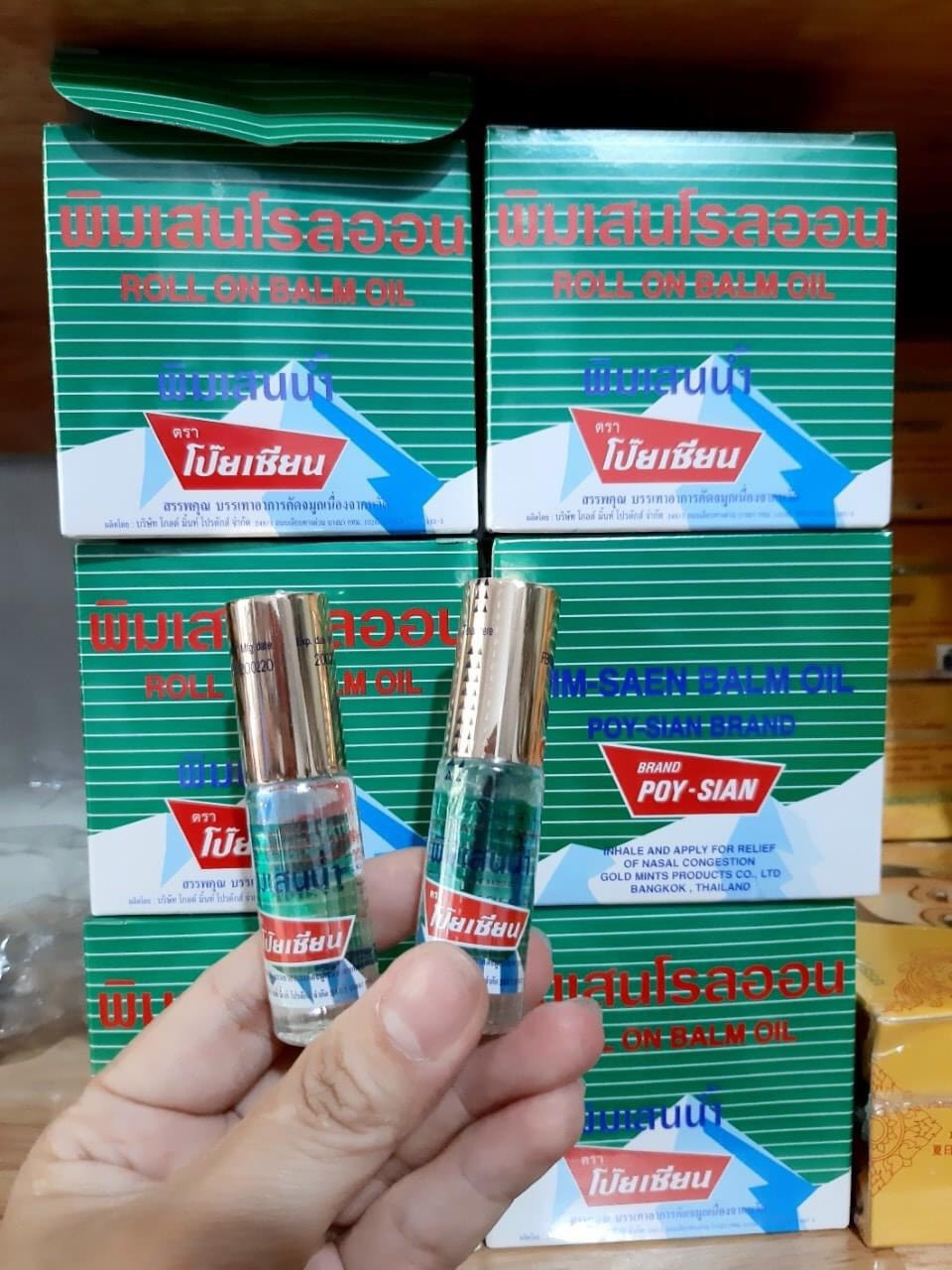 [HCM]Lốc Dầu Đầu Lăn Núi Thái Lan Poy Sian 5cc