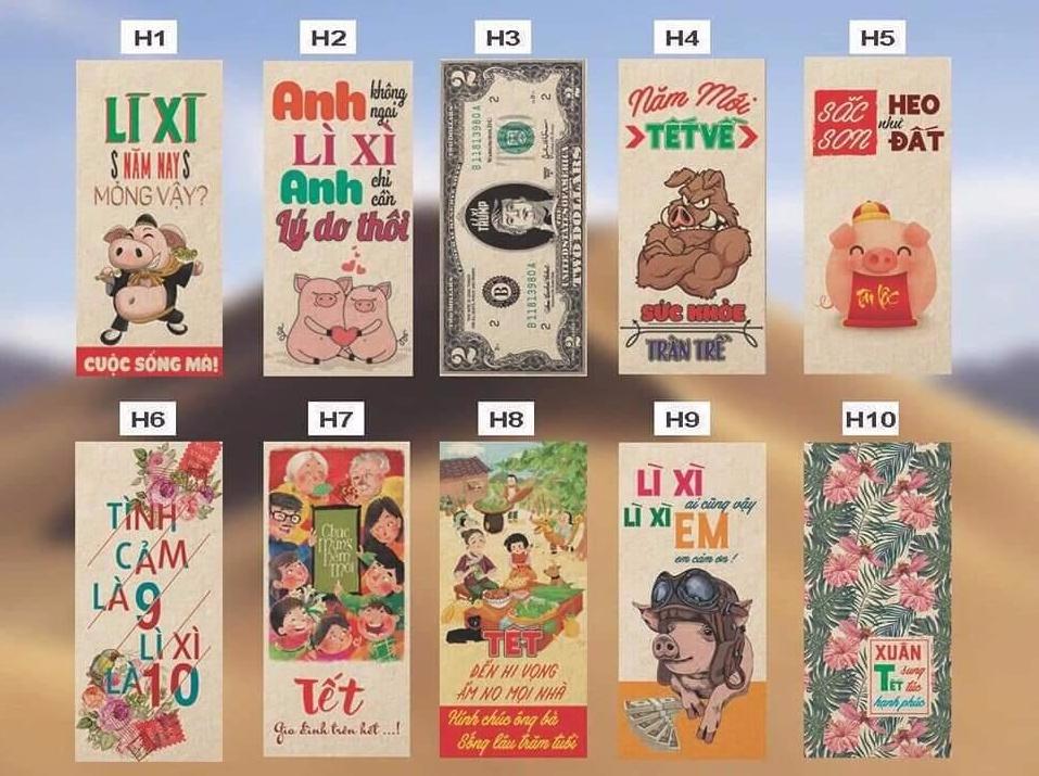 Combo 10 Bao Lì Xì Tết
